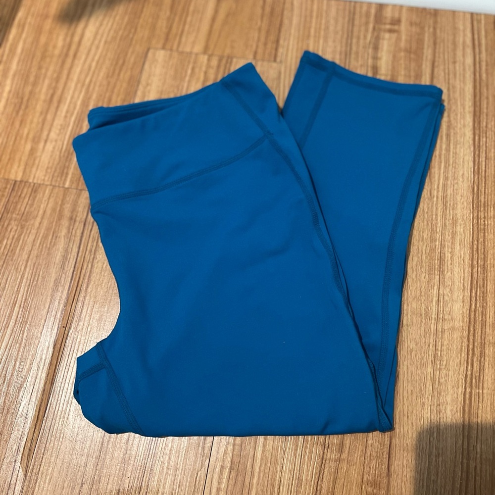 GAP Teal Activewear Capri Leggings